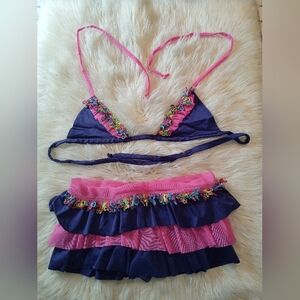 Cutie Tootie Bra Top & Skirt